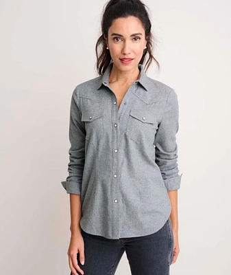 Brushed Cotton Western Paula Shirt - FINAL SALE