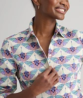 Stretch Cotton Midi Peyton Shirtdress