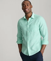 Wrinkle-Resistant Linen Vin Santo Shirt