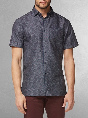 Men's casual short sleeve shirt