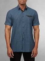 Men's casual short sleeve shirt