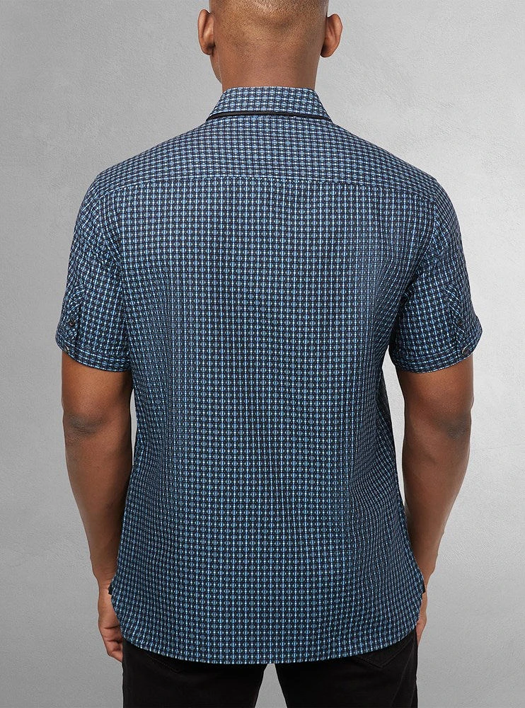 Men's casual short sleeve shirt