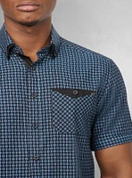 Men's casual short sleeve shirt