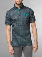 Men's casual short sleeve shirt
