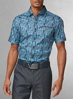 Men's casual short sleeve shirt