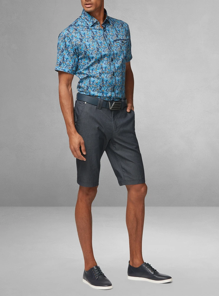Men's casual short sleeve shirt