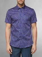 Men's casual short sleeve stretch shirt