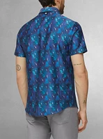 Men's casual short sleeve stretch shirt