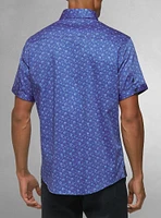 Men's casual short sleeve stretch shirt