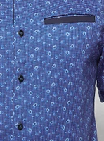 Men's casual short sleeve stretch shirt
