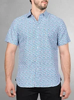 Men's casual short sleeve shirt
