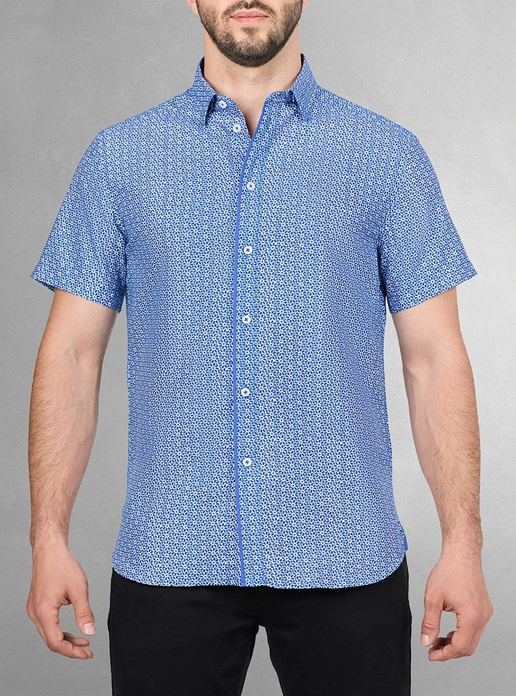 Men's casual short sleeve shirt