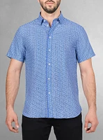 Men's casual short sleeve shirt