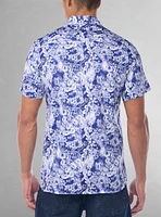Men's casual short sleeve stretch shirt