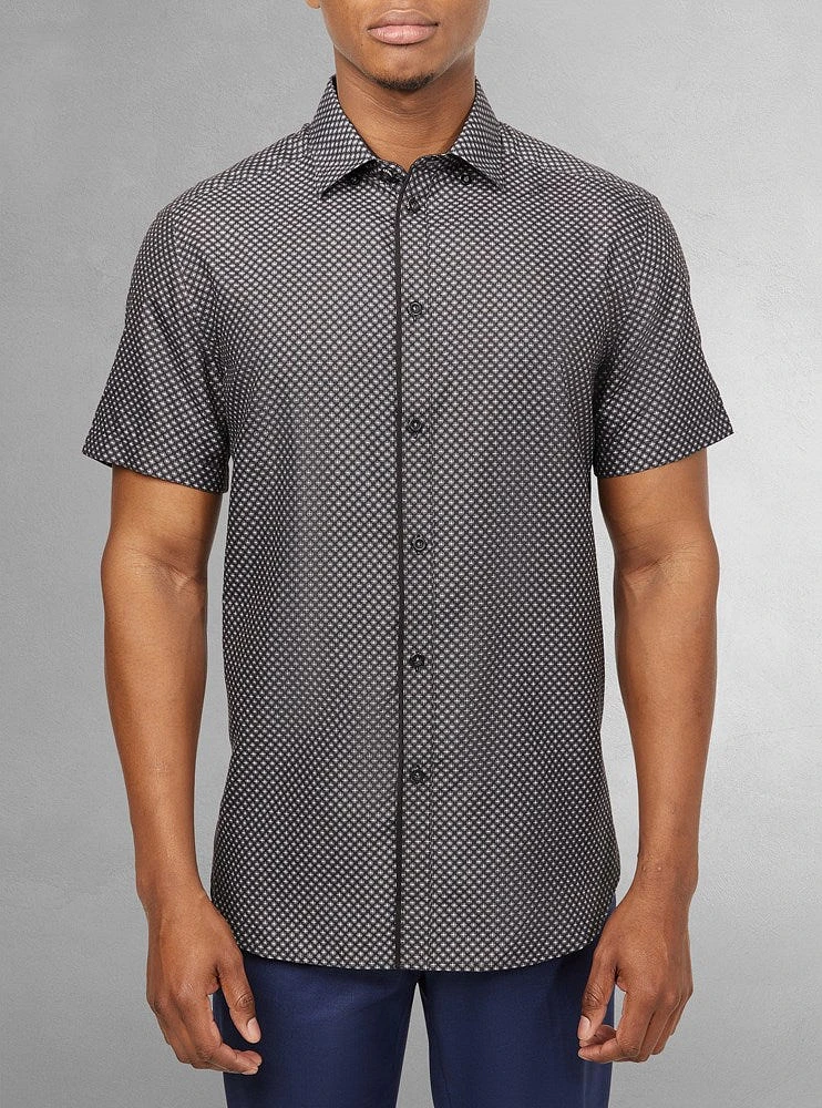 Men's casual short sleeve shirt