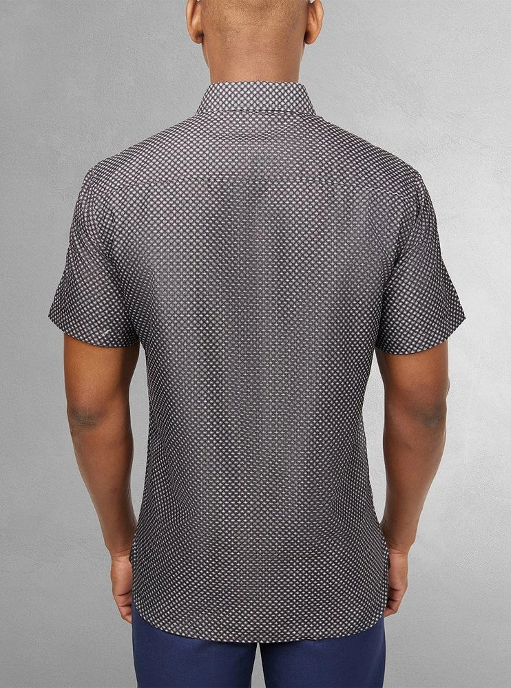 Men's casual short sleeve shirt