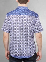 Men's casual short sleeve stretch shirt