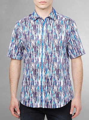 Men's casual short sleeve shirt