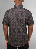 Men's casual short sleeve stretch shirt