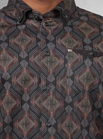 Men's casual short sleeve stretch shirt