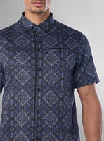 Men's casual short sleeve shirt