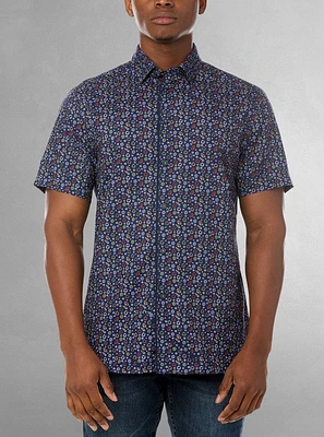 Men's casual short sleeve shirt