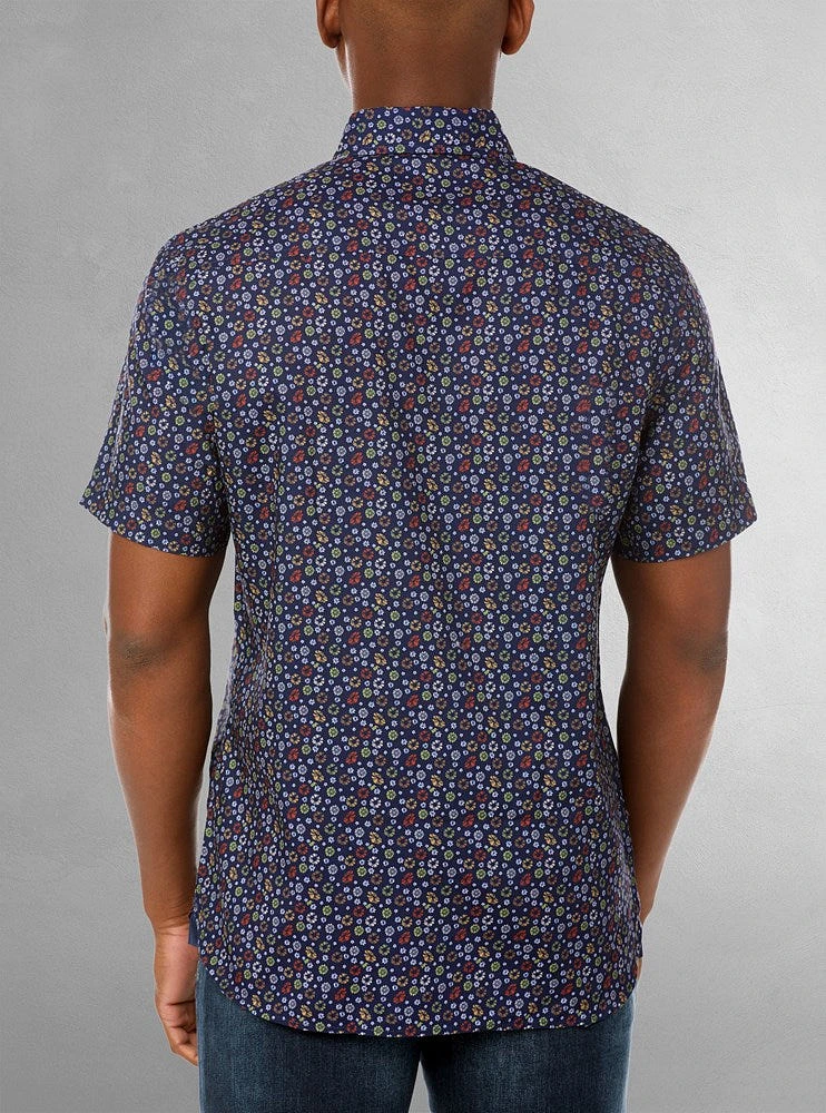Men's casual short sleeve shirt