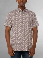 Men's casual short sleeve stretch shirt