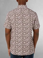 Men's casual short sleeve stretch shirt