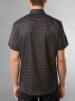 Chemise décontractée en stretch à manches courtes pour hommes