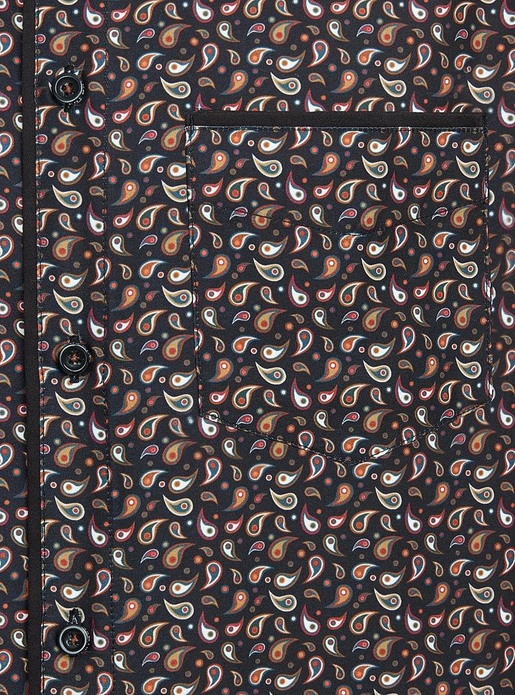 Chemise décontractée à manches longues pour hommes