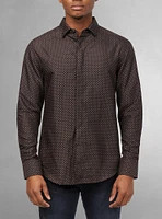 Men's casual long sleeve graduation shirt