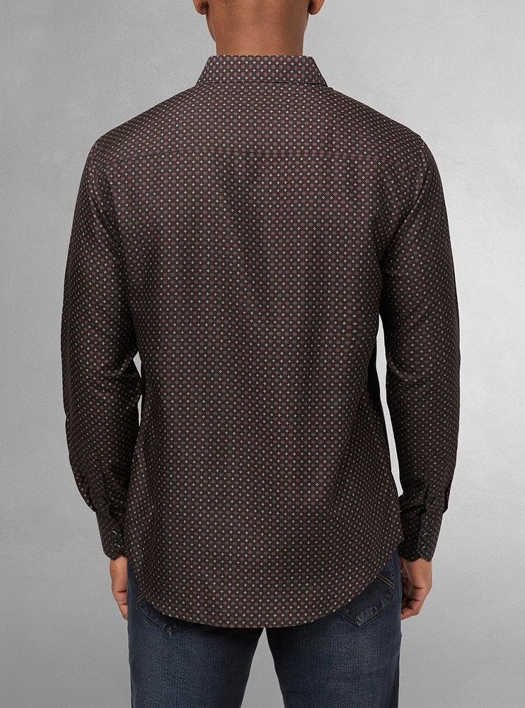 Men's casual long sleeve graduation shirt