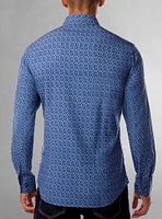 Men's casual long sleeve stretch shirt