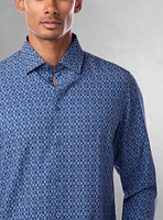 Men's casual long sleeve stretch shirt