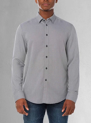 Men's casual long sleeve stretch shirt