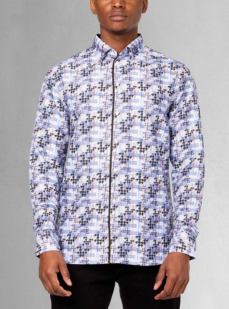 Men's casual long sleeve shirt