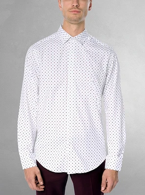 Men's casual long sleeve graduation shirt