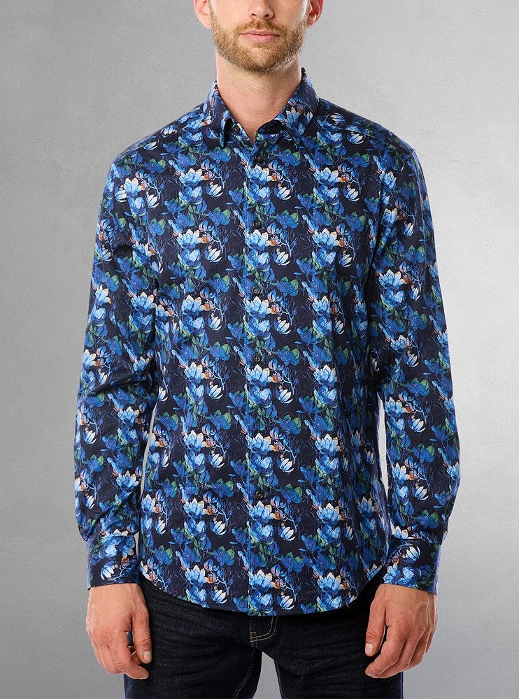 Chemise décontractée à manches longues pour hommes