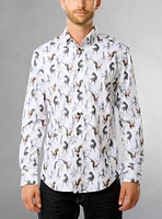 Chemise décontractée à manches longues pour hommes
