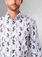 Chemise décontractée à manches longues pour hommes