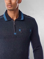 Men's long sleeve polo