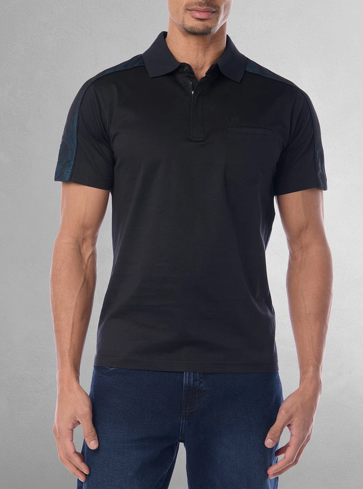 Men's short sleeve polo