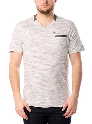 Men's v neck short sleeve t-shirt