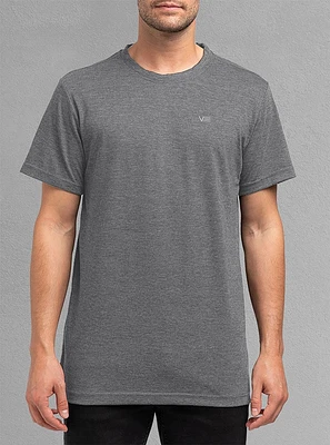 T-shirt basique à col ras du cou pour hommes