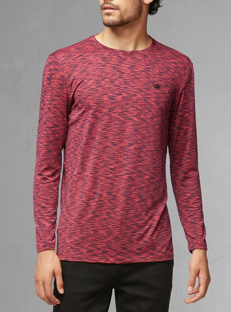 Men's crew neck long sleeve t-shirt