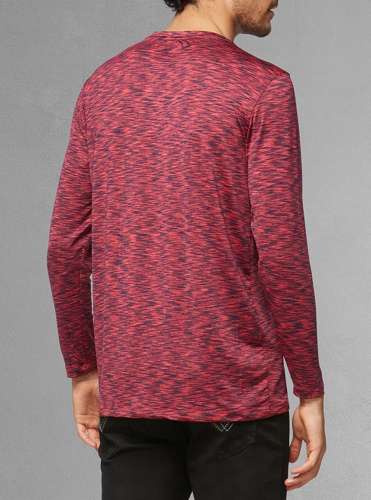 Men's crew neck long sleeve t-shirt