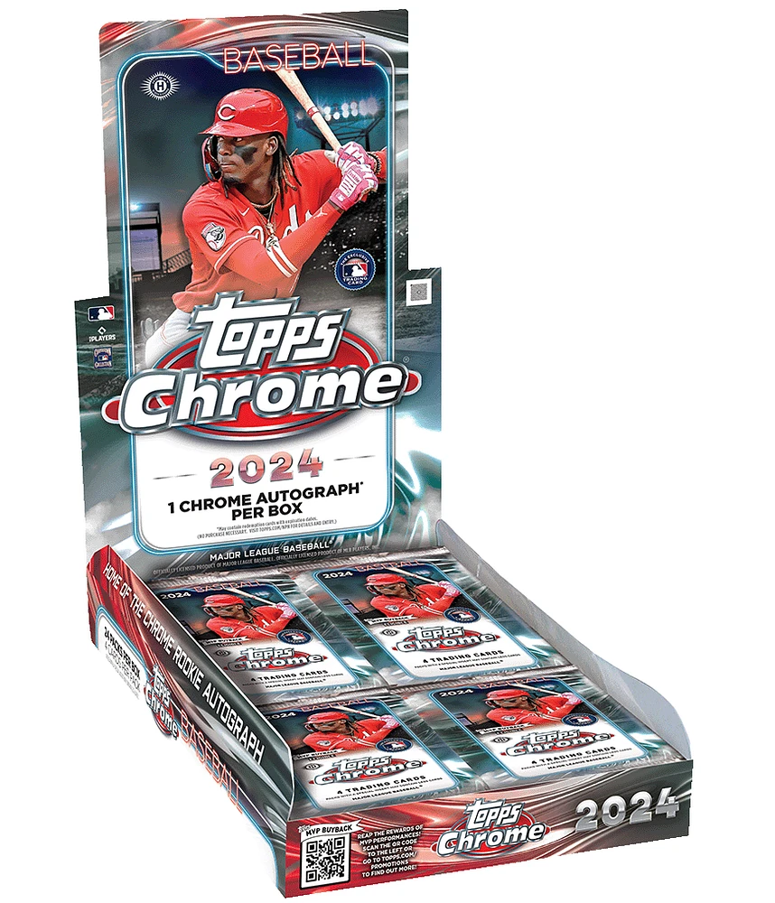 2024 Topps Chrome Baseball HOBBY Box (PREORDER) - Release 7/17/24