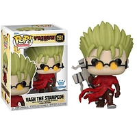 Funko Pop! Anime: Trigun - Legato Bluesummers / Nicholas D. Wolfwood Rem Saverem 6" Vash with Angel Arm [GITD]