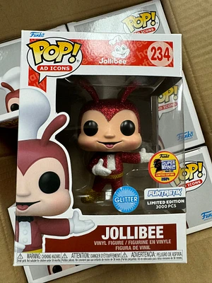 Funko Pop! Ad Icons - Jollibee (Glitter) #234 [2024 Super Manila Exclusive - Funtastik 3,000pcs]